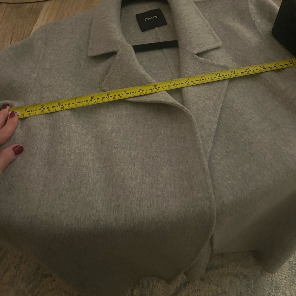 Theory Open Front Wool Blend Blazer - image 5